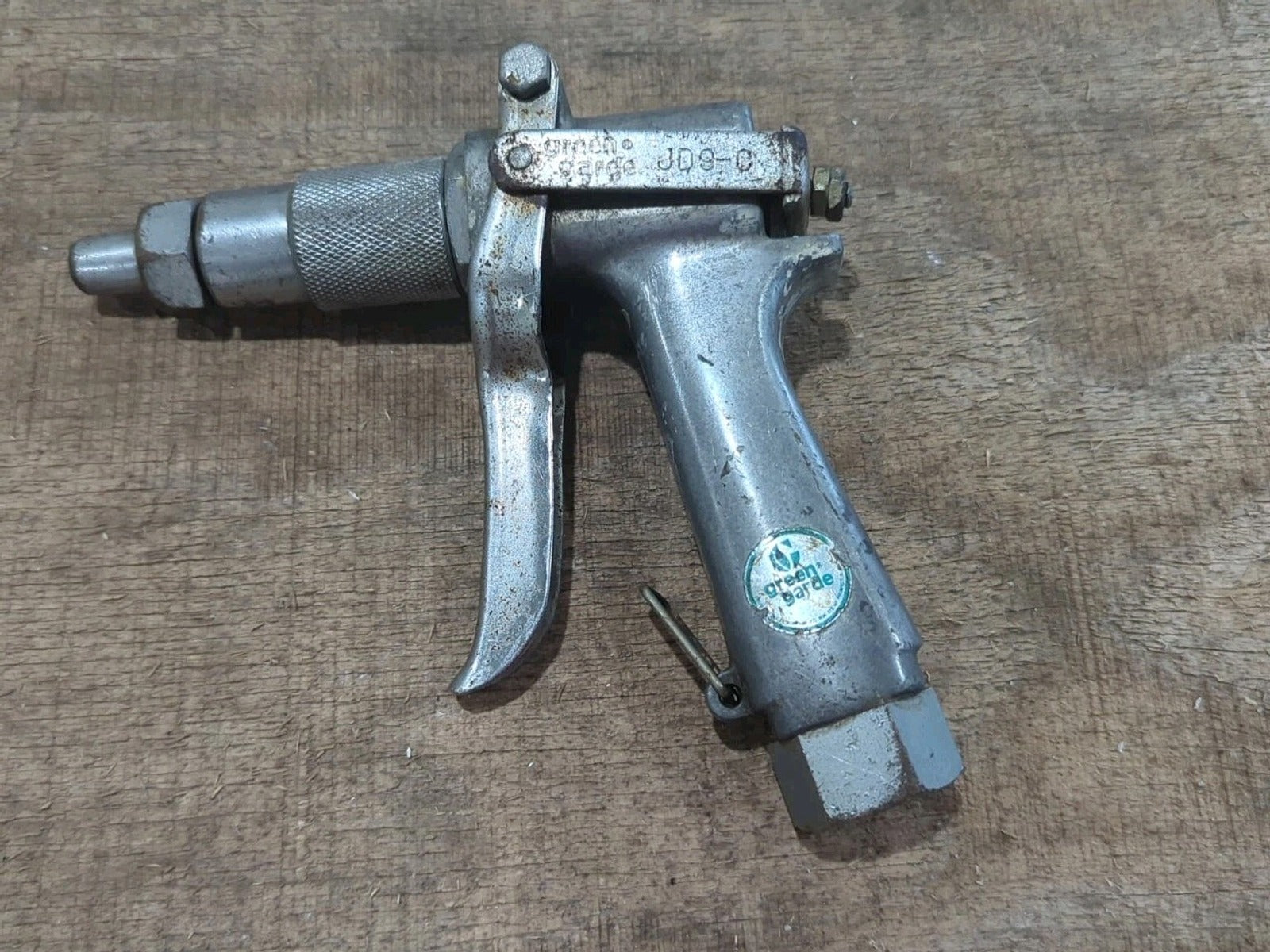 green garde jd9 spray gun Vintage Green Garde JD9-C Spray Gun with Extra Large Nozzle – ineedths