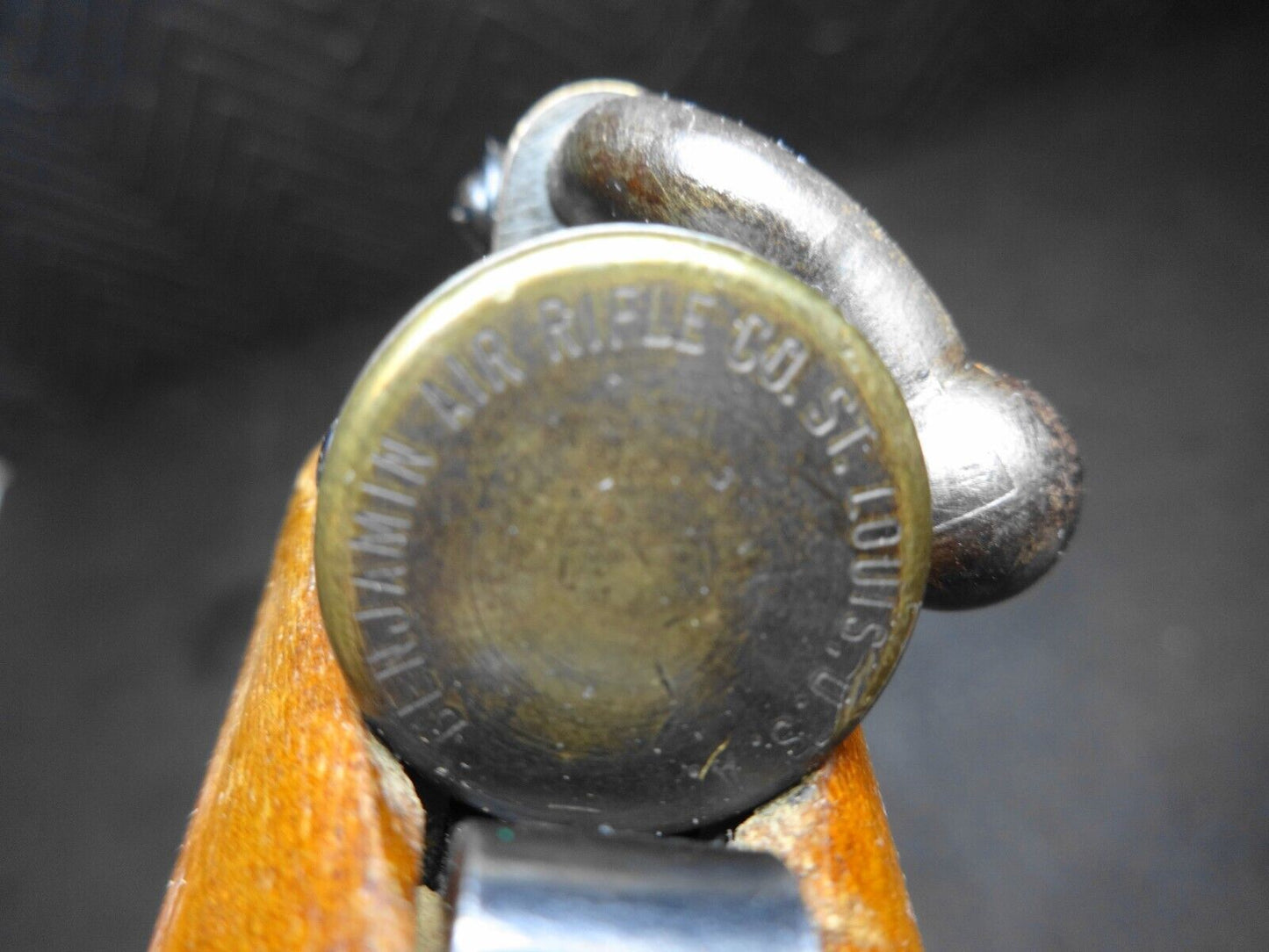 Vintage BENJAMIN FRANKLIN AIR RIFLE Mod. 342 Hard-Hitting .22 Pellet Gun