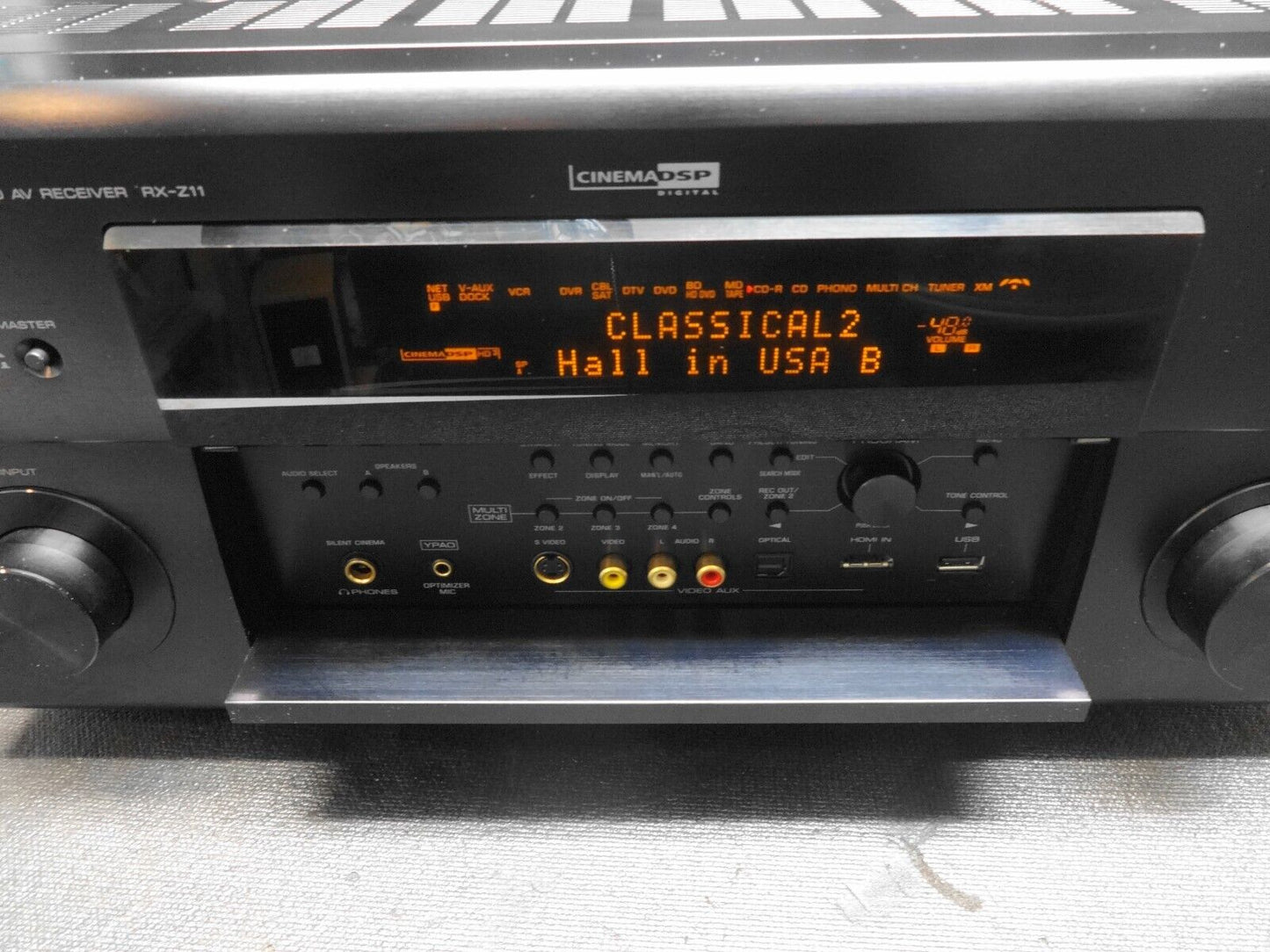 Yamaha RX-Z11 ~ 11.2-Ch Home Theater Receiver ~ THX® Ultra2 Plus ~ 800W