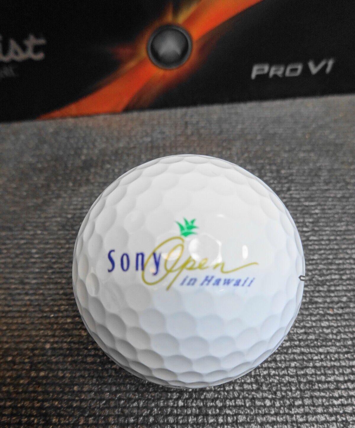 Titleist PRO V1 Golf Balls - 1 Dozen New In Box - Sony Logo - Sony Open Hawaii