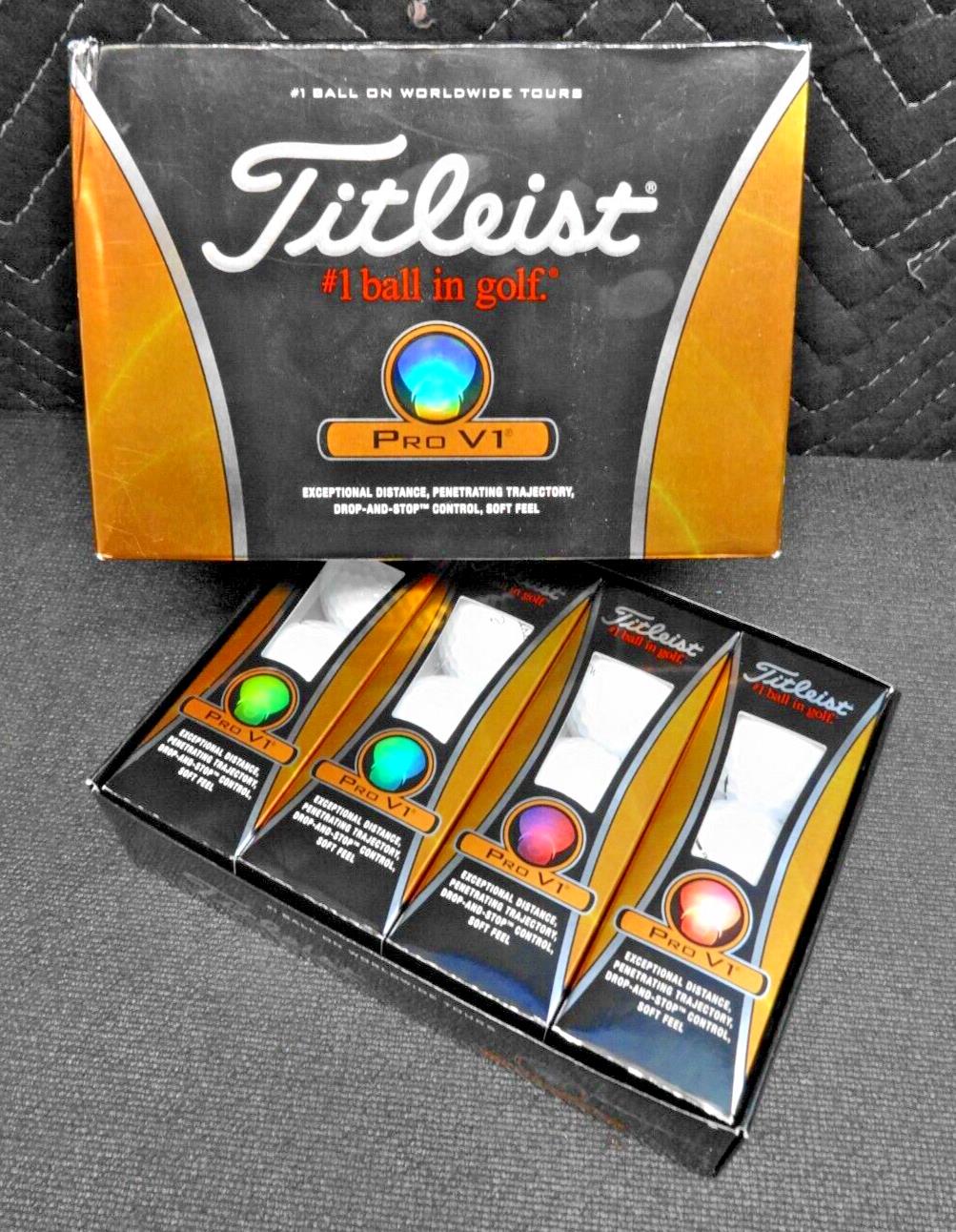 Titleist Pro V1 Golf Balls (1 dozen) - New in Distressed Box