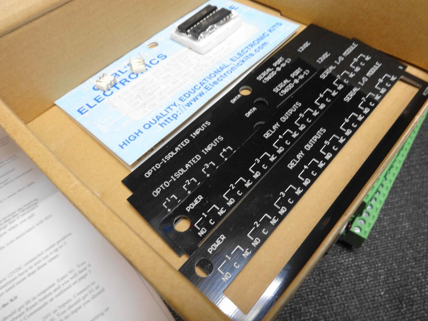 2x K108A Linked Serial Isolated I/O Modules - 16 Relay Outputs Total