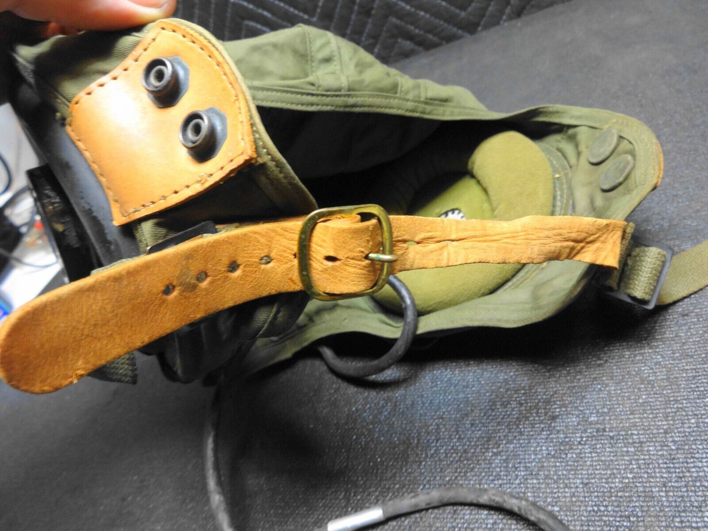 Korean War US Army H-7151(AER) Liner w/ Receivers - H-4 Helmet MFG Gentex (LRG)