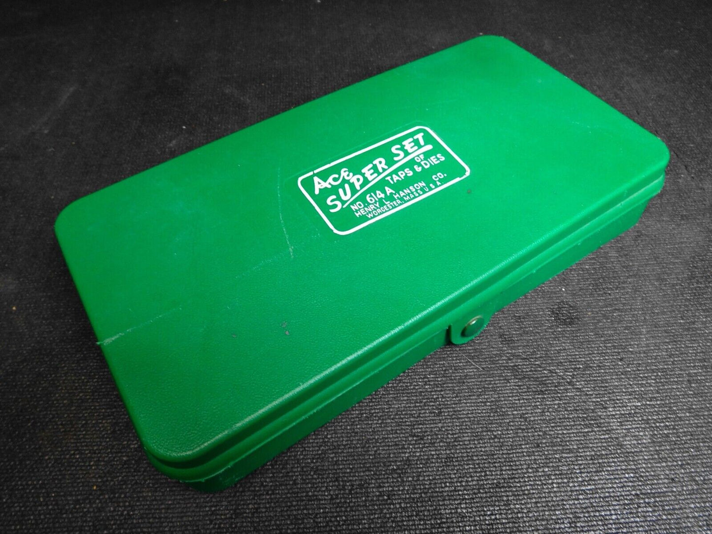 NOS Ace Super Set No. 614 A - 39 Pc. Tap And Die Set - Vintage Made In USA