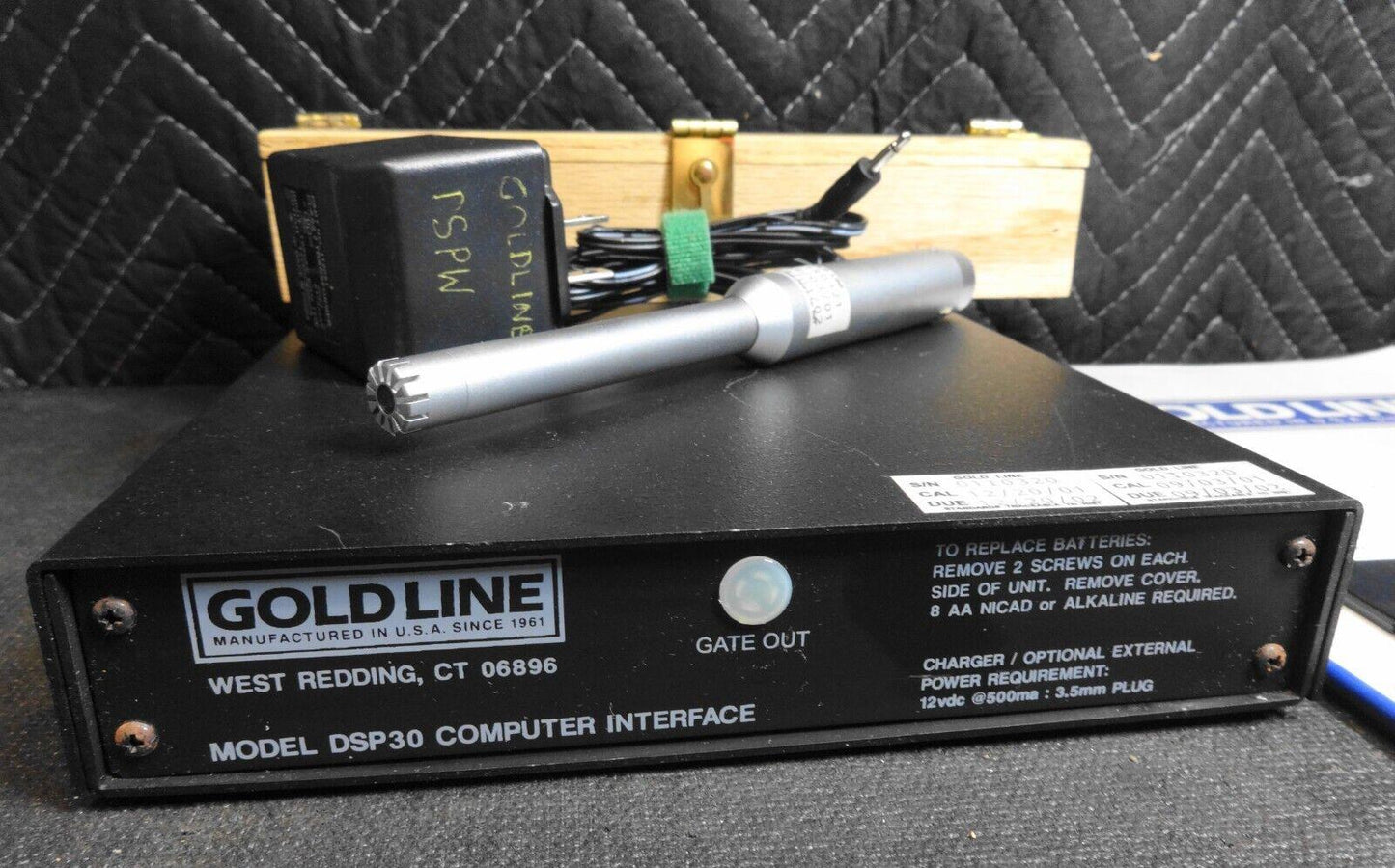 Goldline DSP30 Band Portable Audio Analyzer Computer Interface w/ Microphone