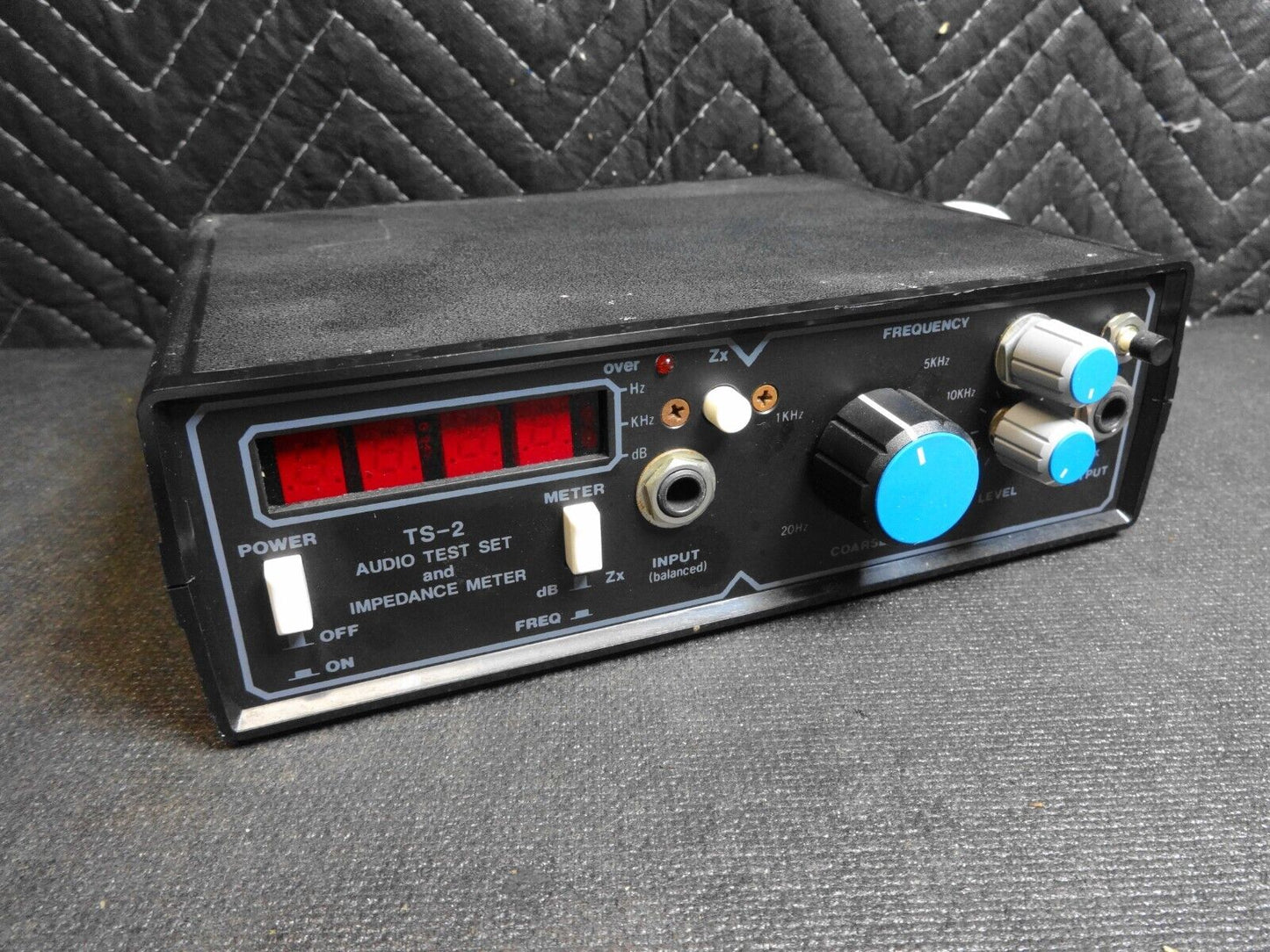 LOFTECH GOLDLINE TS-2 AUDIO TEST SET, IMPEDENCE METER AMPLIFIER TROUBLESHOOTING
