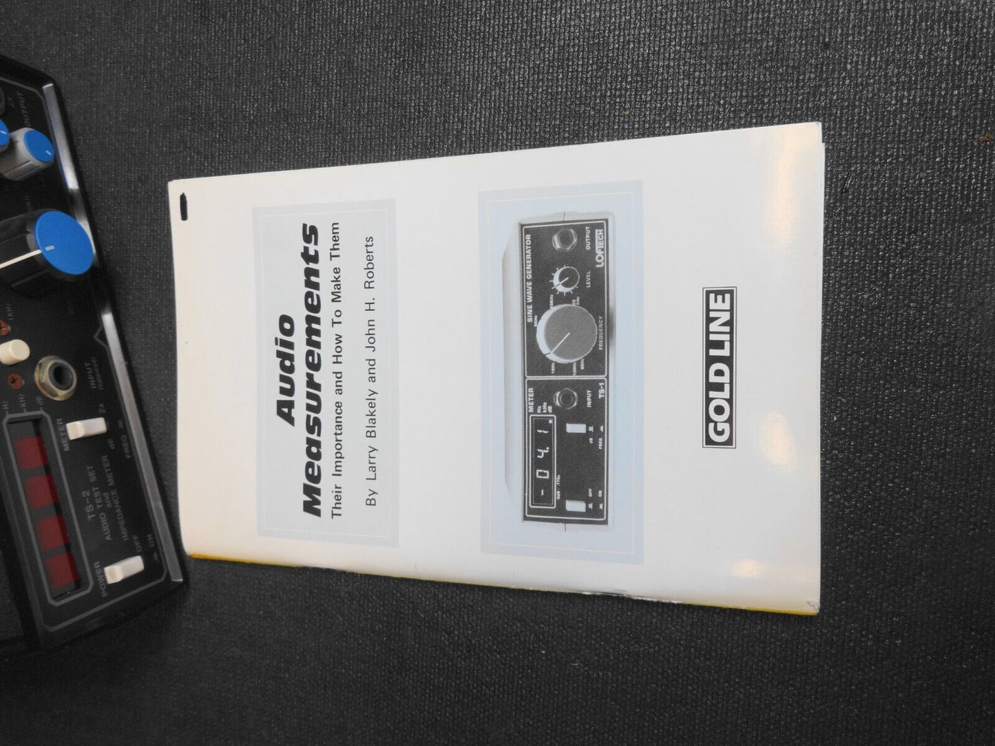 LOFTECH GOLDLINE TS-2 AUDIO TEST SET, IMPEDENCE METER AMPLIFIER TROUBLESHOOTING