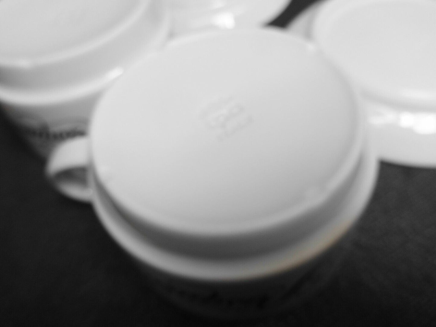 Set of 2 Pasquini Espresso Coffee Cup & Saucer NEW 3 1/2 X 2 1/4 IPA Italy LG