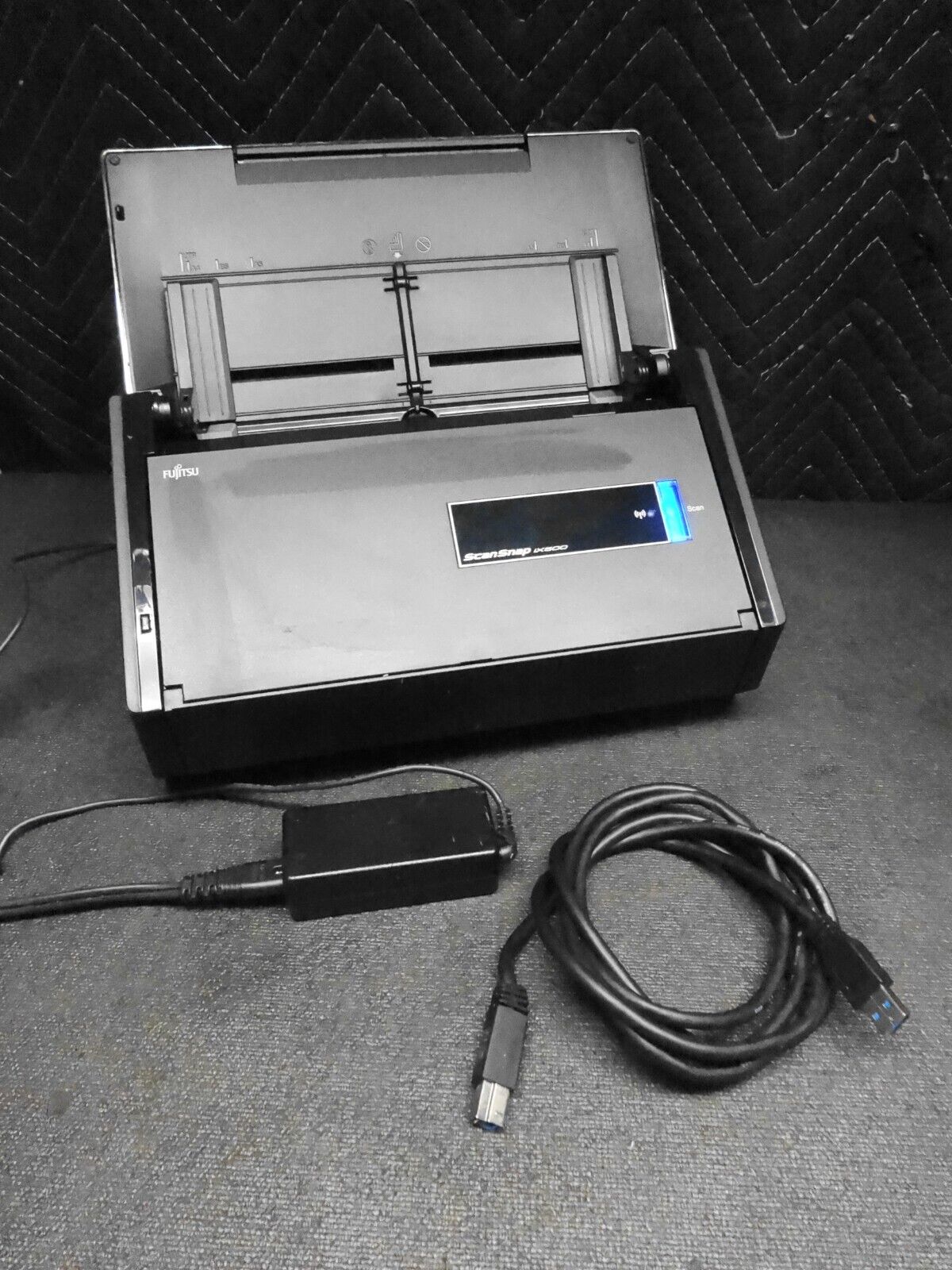 Fujitsu ScanSnap iX500 Color 2 Sided Document Scanner w/ Power & USB Cords