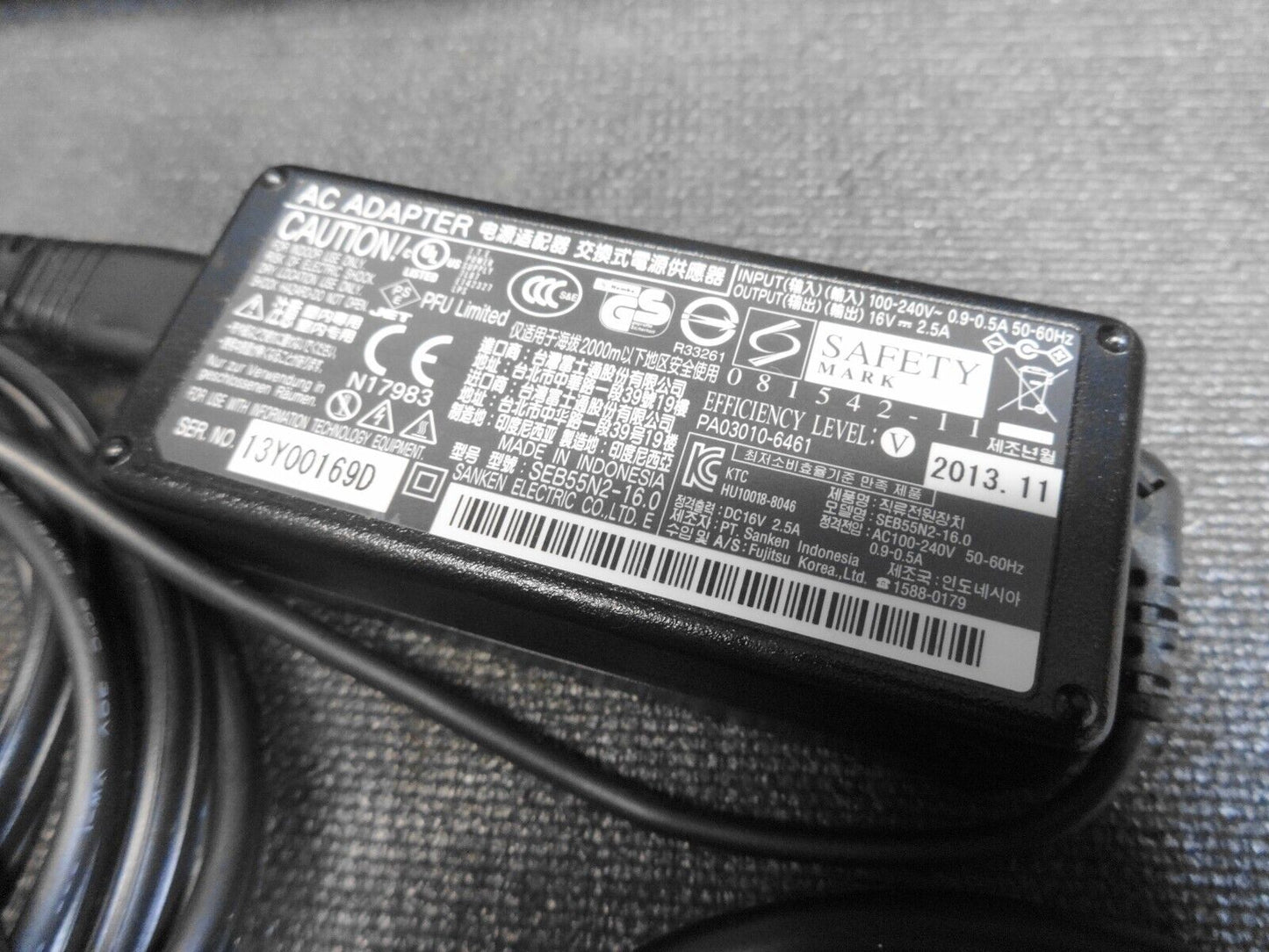 Fujitsu ScanSnap iX500 Color 2 Sided Document Scanner w/ Power & USB Cords