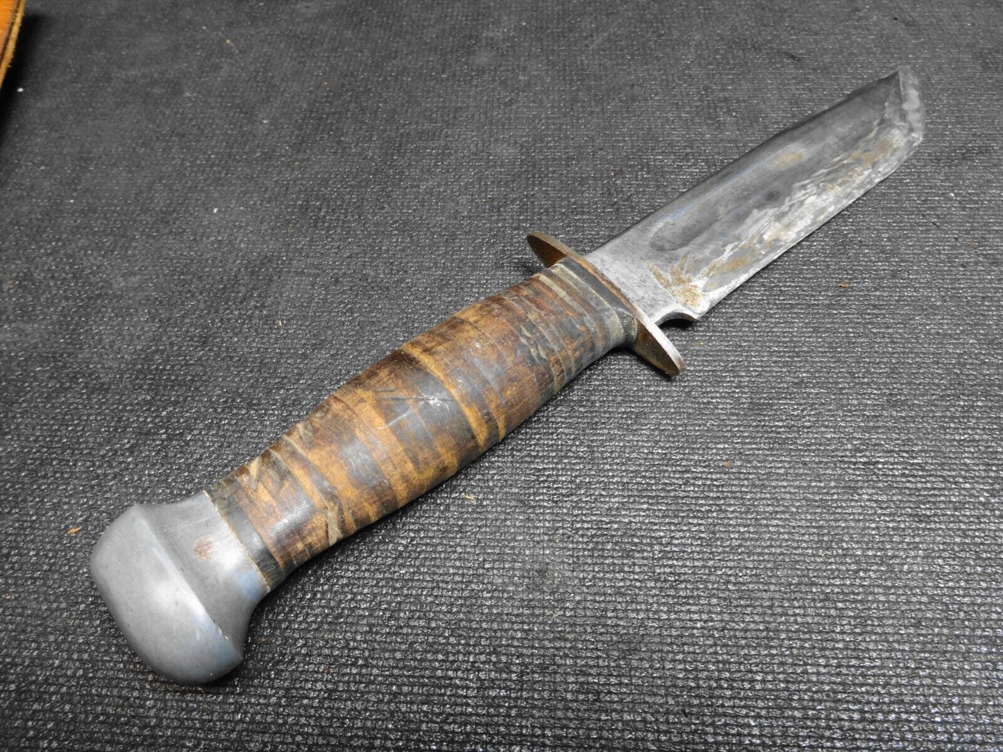 Vtg. Remington RH PAL - 36 Straight Blade Knife & Sheath, Made in USA