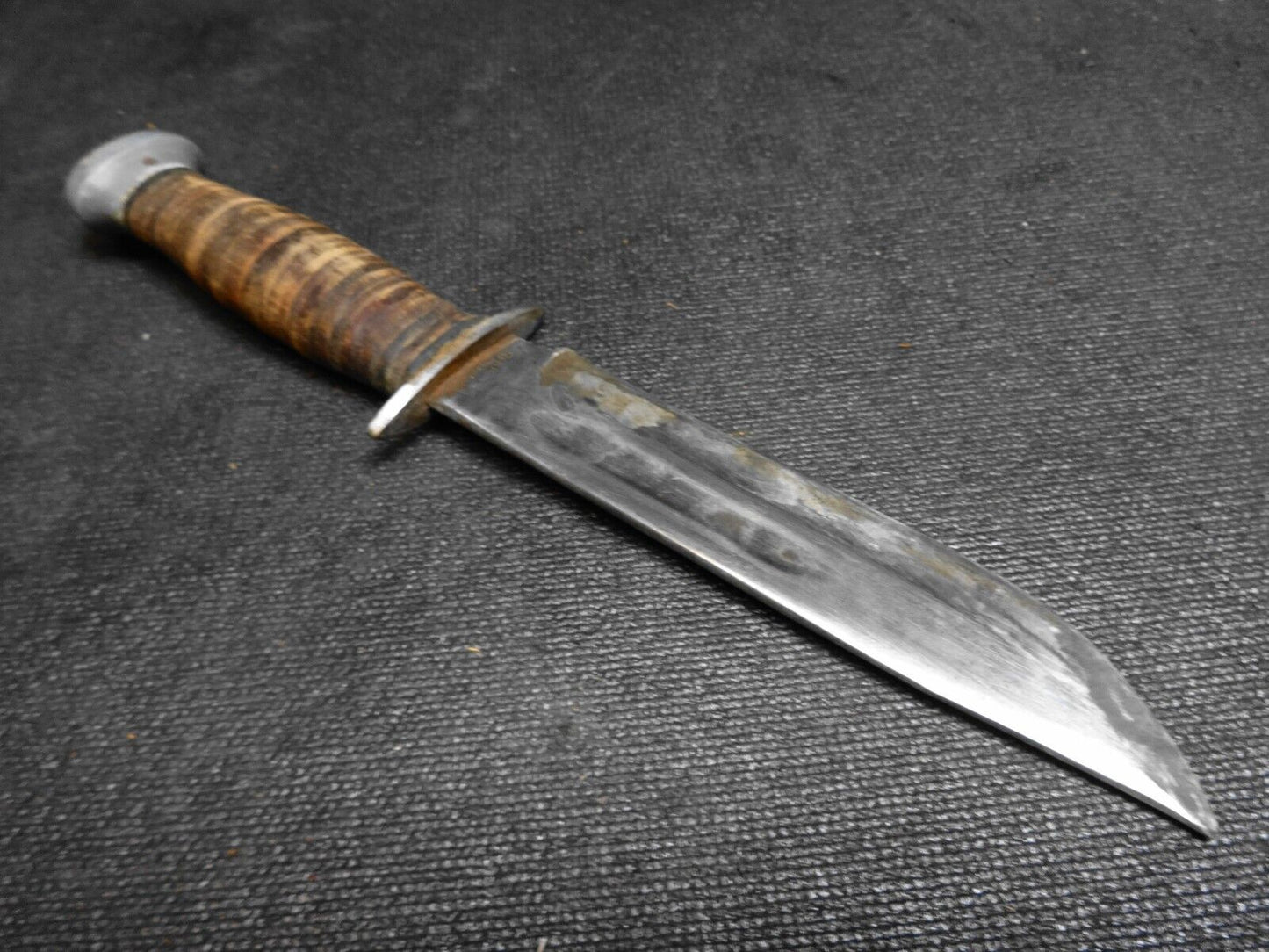 Vtg. Remington RH PAL - 36 Straight Blade Knife & Sheath, Made in USA