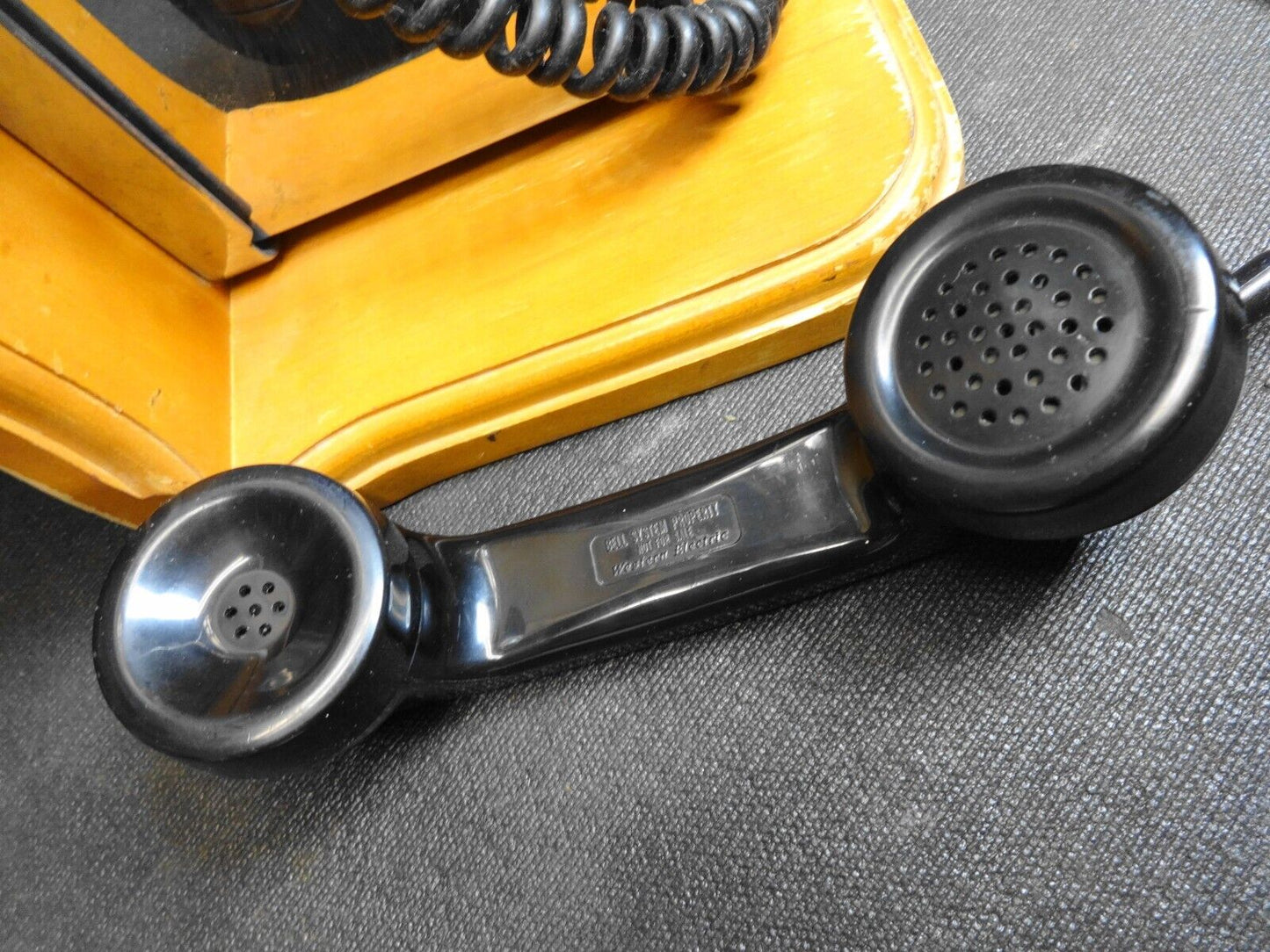 VINTAGE WESTERN ELECTRIC 3 SLOT PAYPHONE ROTARY TELEPHONE CHROME Bell System