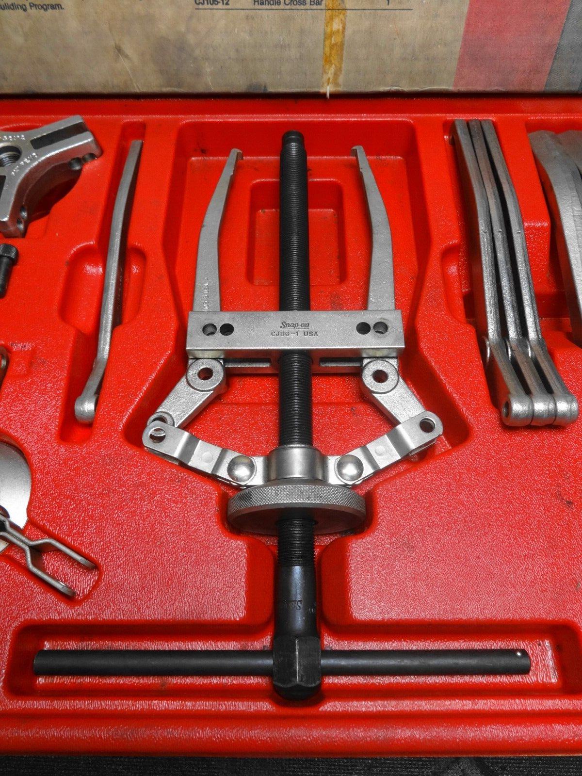 Vintage Snap-on™ CJ2004 Interchangeable Master Puller Set w/ BOX - Complete