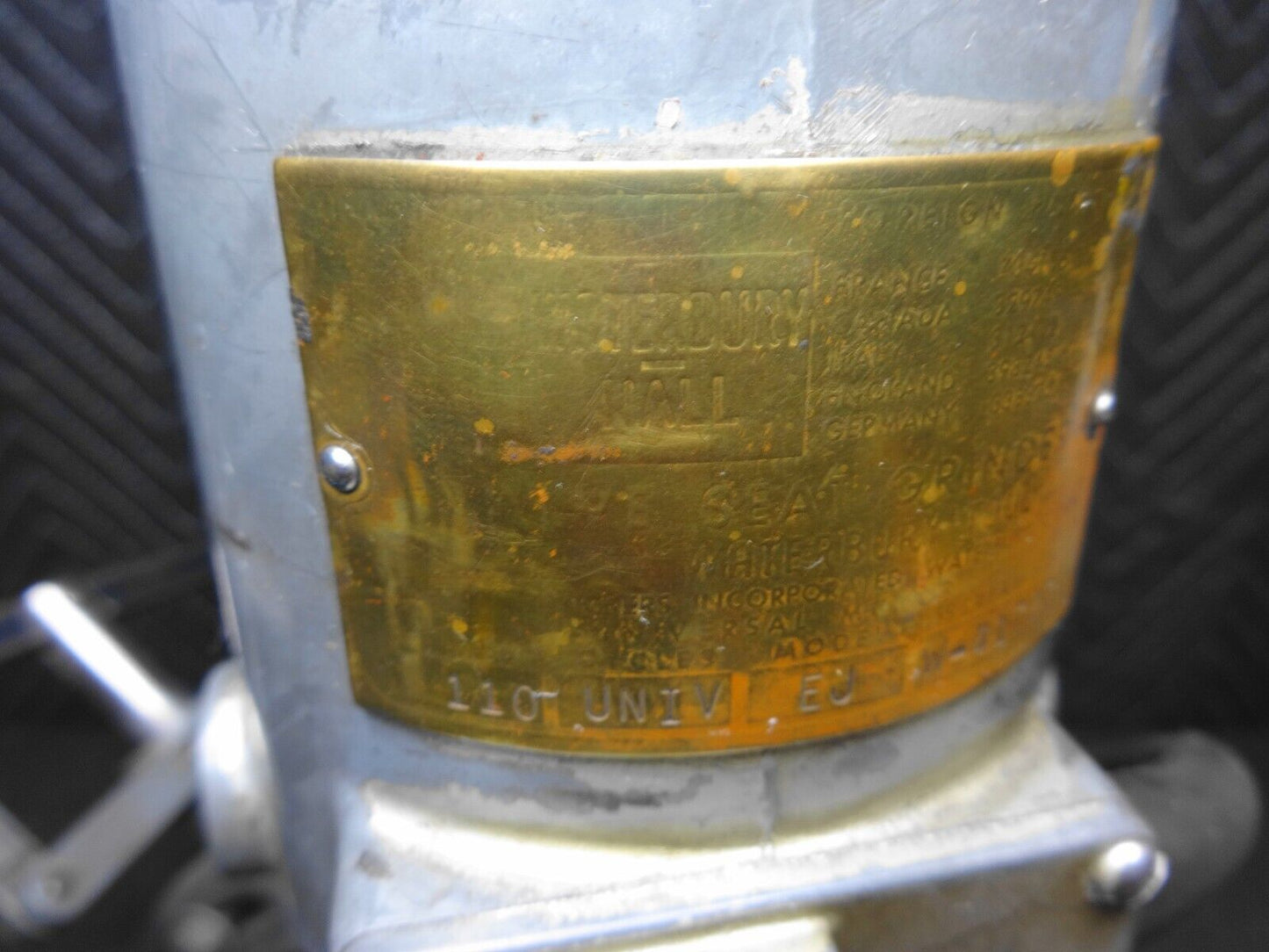 Waterbury Hall Valve Seat Grinder Vintage Model EJ