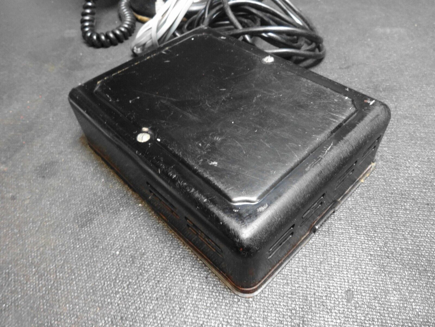 Antique BELL WESTERN ELECTRIC Desk Telephone 102/202 & 684BA Ringer Box