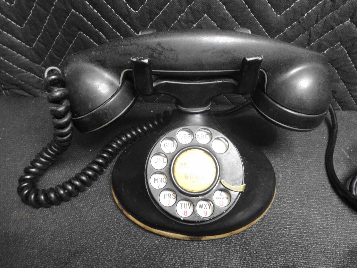 Antique BELL WESTERN ELECTRIC Desk Telephone 102/202 & 684BA Ringer Box