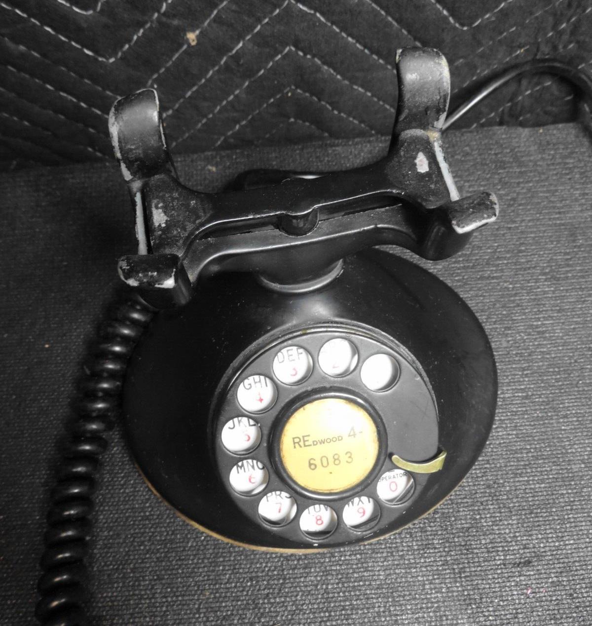 Antique BELL WESTERN ELECTRIC Desk Telephone 102/202 & 684BA Ringer Box