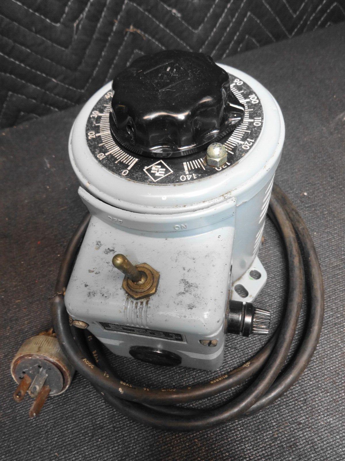 Superior Powerstat 116B Variac Variable Autotransformer