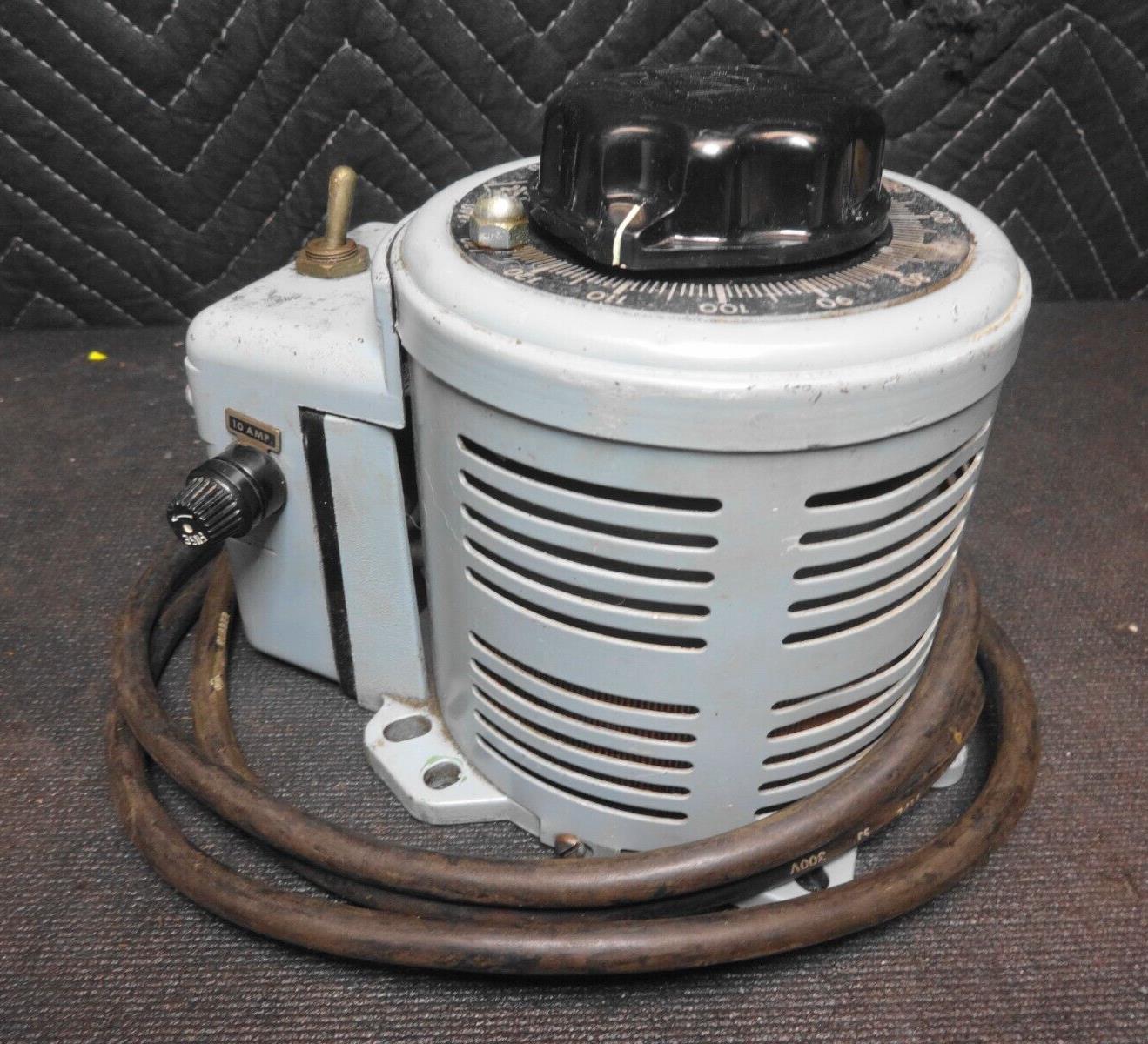 Superior Powerstat 116B Variac Variable Autotransformer