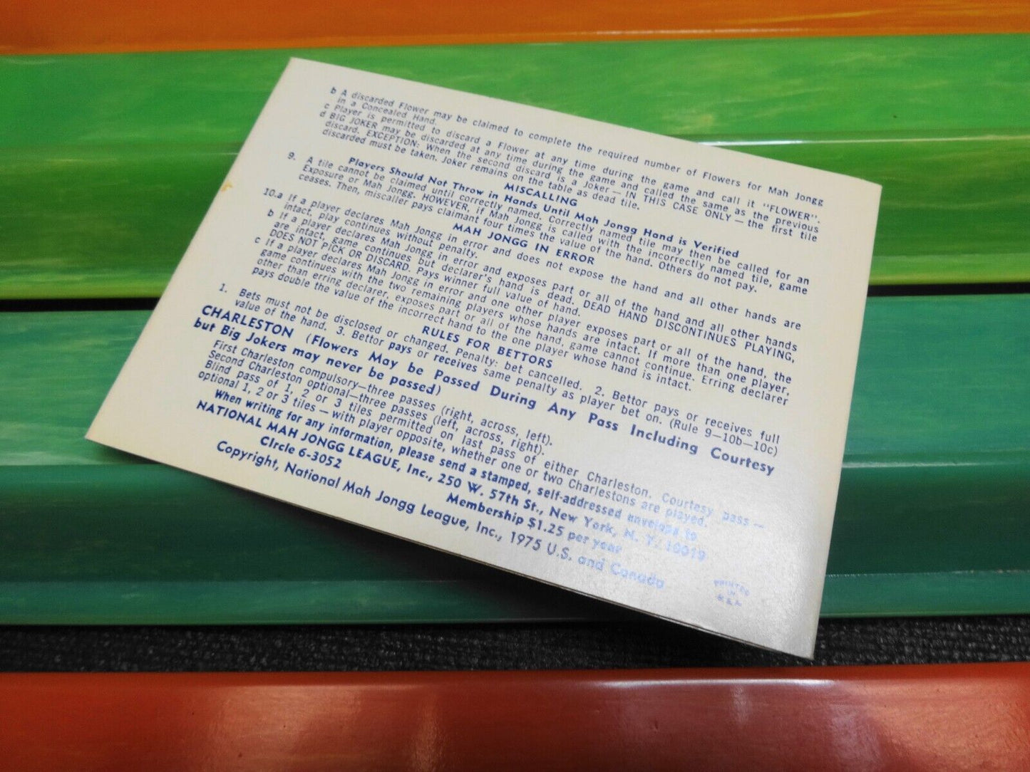 VINTAGE ROYAL BRAND BY CRISLOID BAKELITE MAH JONGG SET WITH 5 BAKELITE RACKS