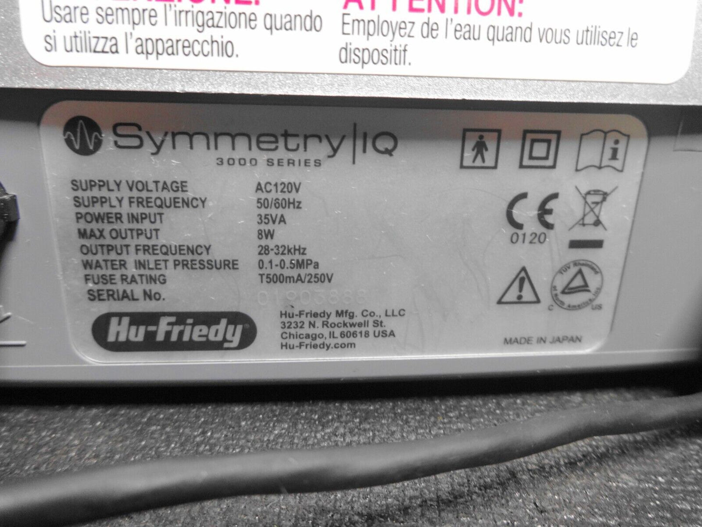 Hu-Friedy Symmetry IQ 3000 Ultrasonic Scaler