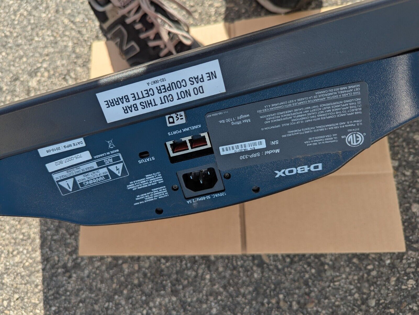 Pair of D-Box Motion SRP-330 Simulation Actuators for Chair / Couch - Left/Right