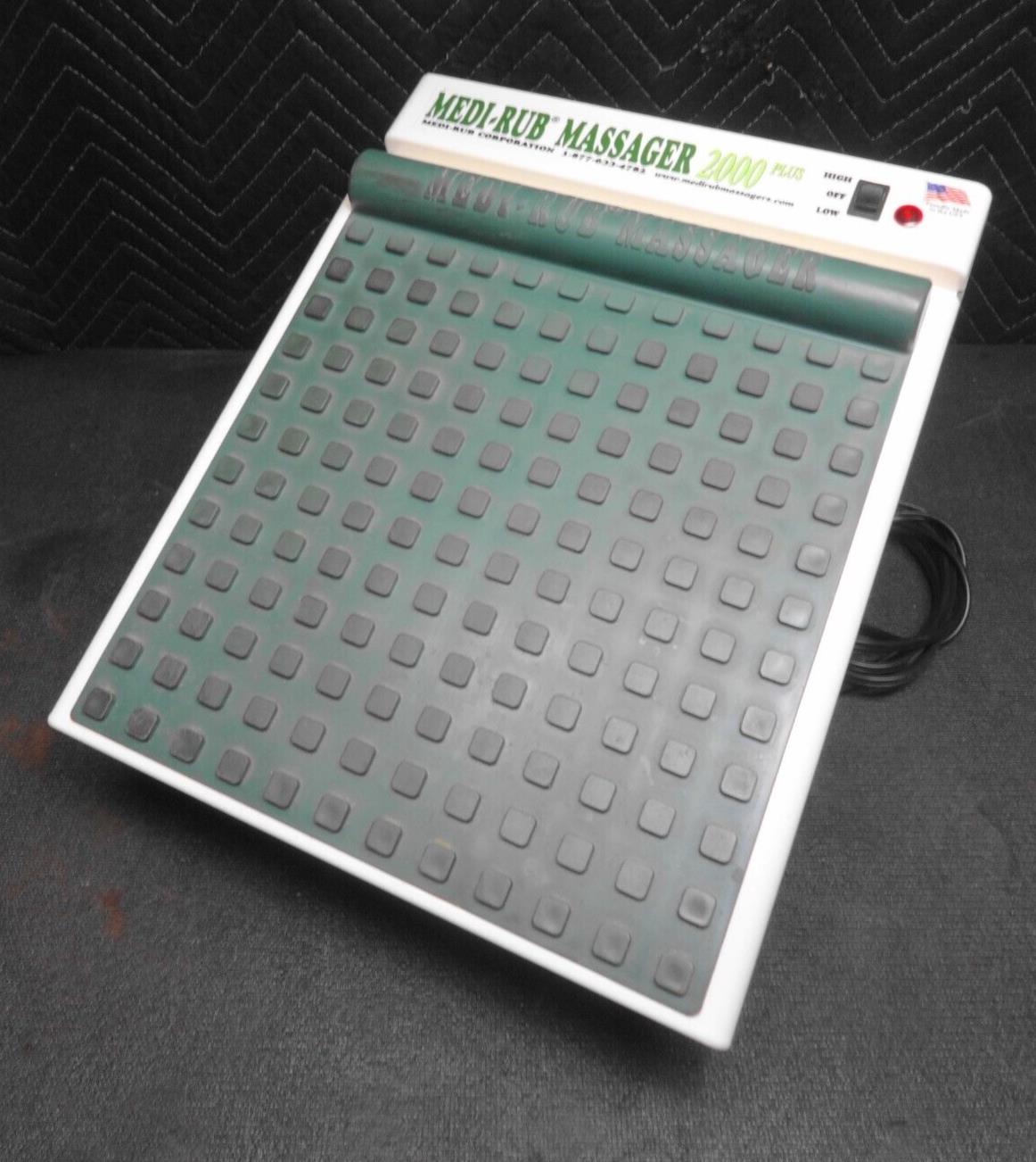 MEDI-RUB 2000 PLUS THERAPY MASSAGER MR-3F 2-SPEED MFG 2021 WORKS - USA