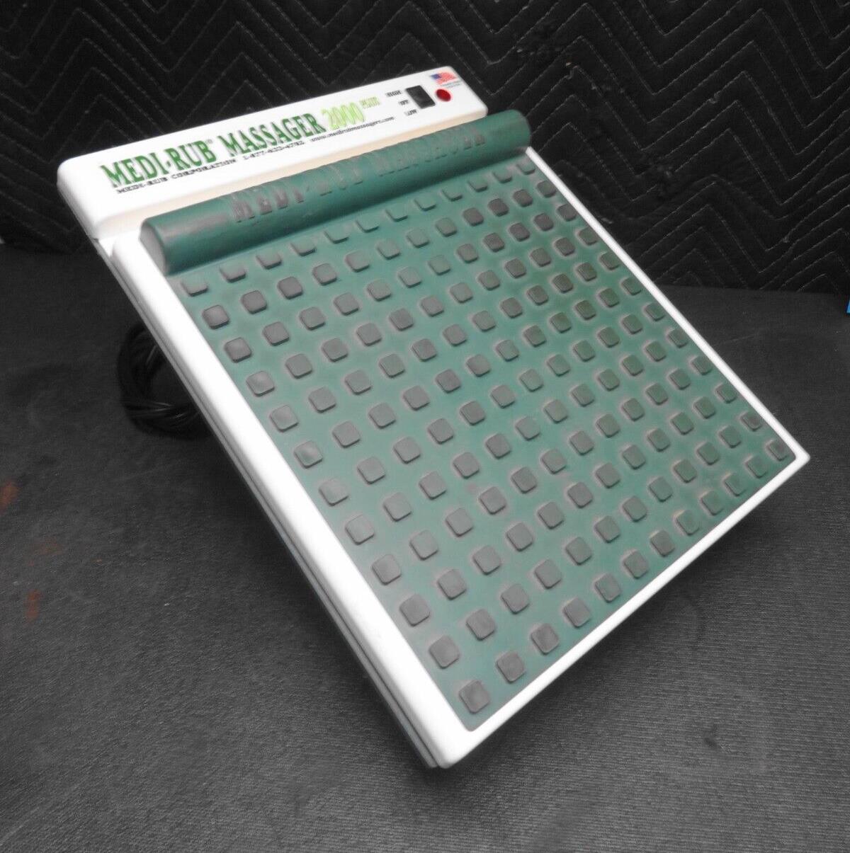 MEDI-RUB 2000 PLUS THERAPY MASSAGER MR-3F 2-SPEED MFG 2021 WORKS - USA