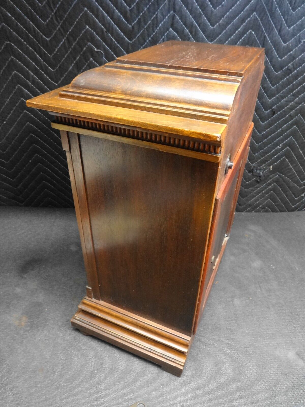 EARLY Junghans Germany Bracket Clock, Mantle Clock, Key & Pendulum