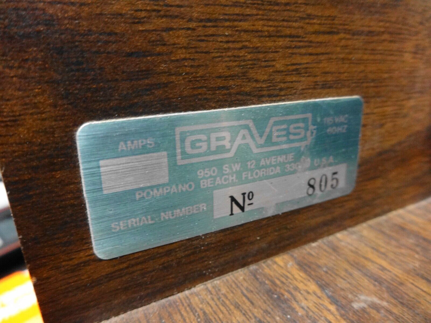 Graves Mark I Lapidary Gemstone 2-Speed Faceting Machine