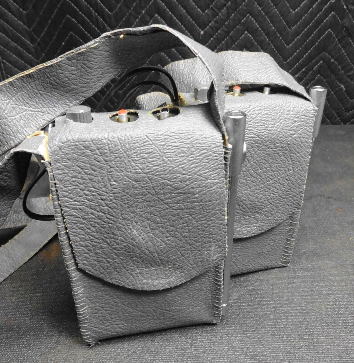 Vintage Sony ICB-350W Walkie Talkie in carry case - Pair