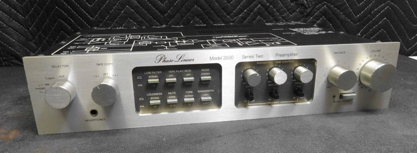 Phase Linear Model 3500 Series 2 Pre-Amplifier - Original Working Condition