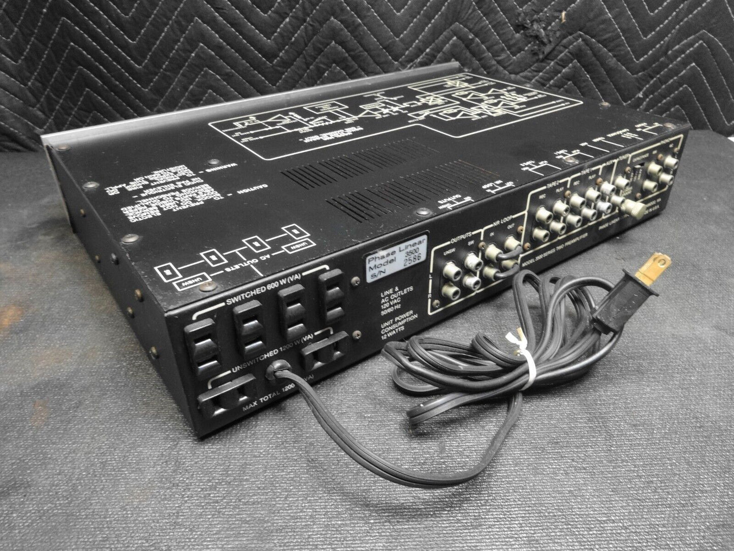 Phase Linear Model 3500 Series 2 Pre-Amplifier - Original Working Condition
