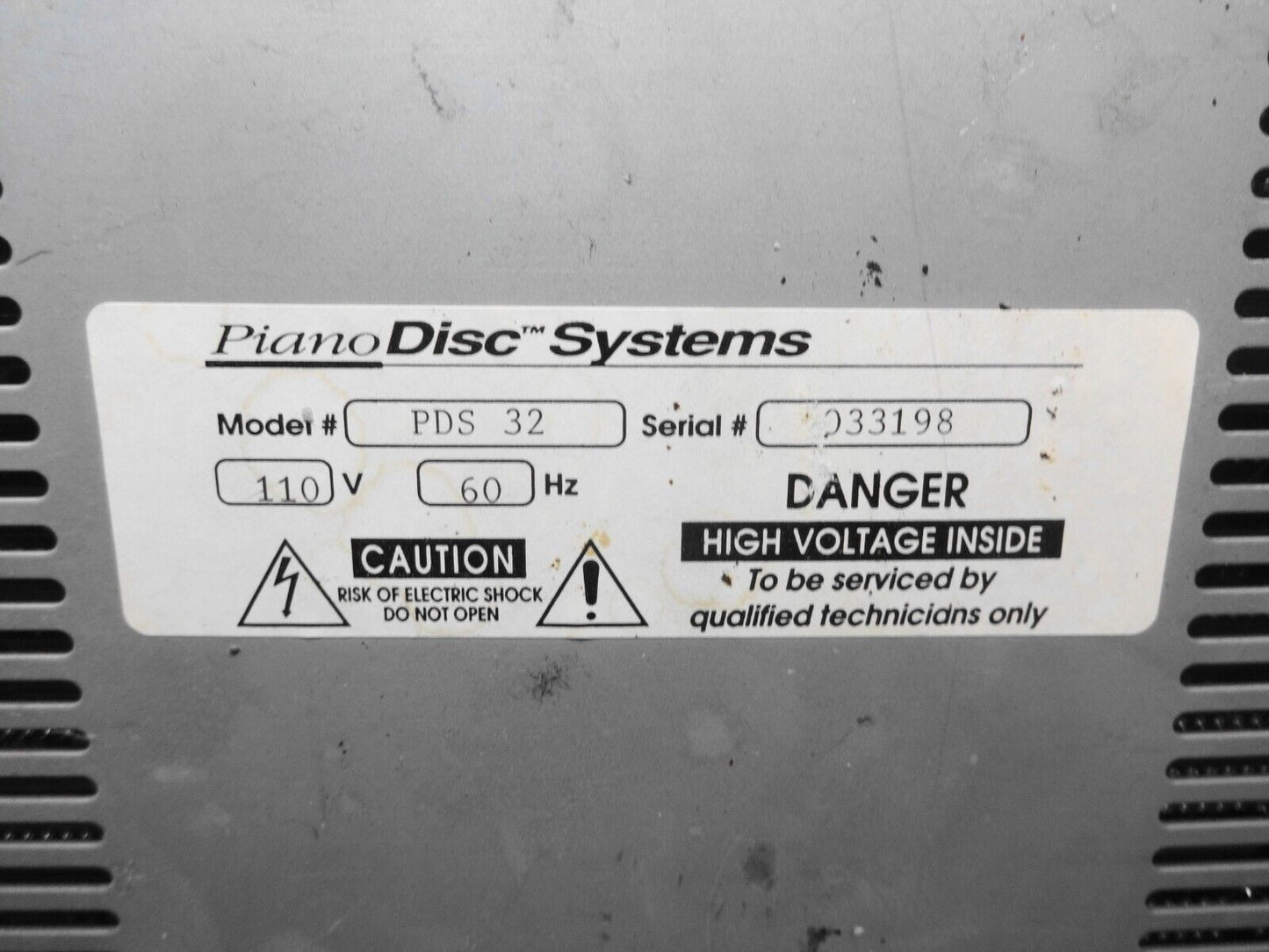 PianoDisc PDS-32 Player Piano System Control Module - As/Is Untested