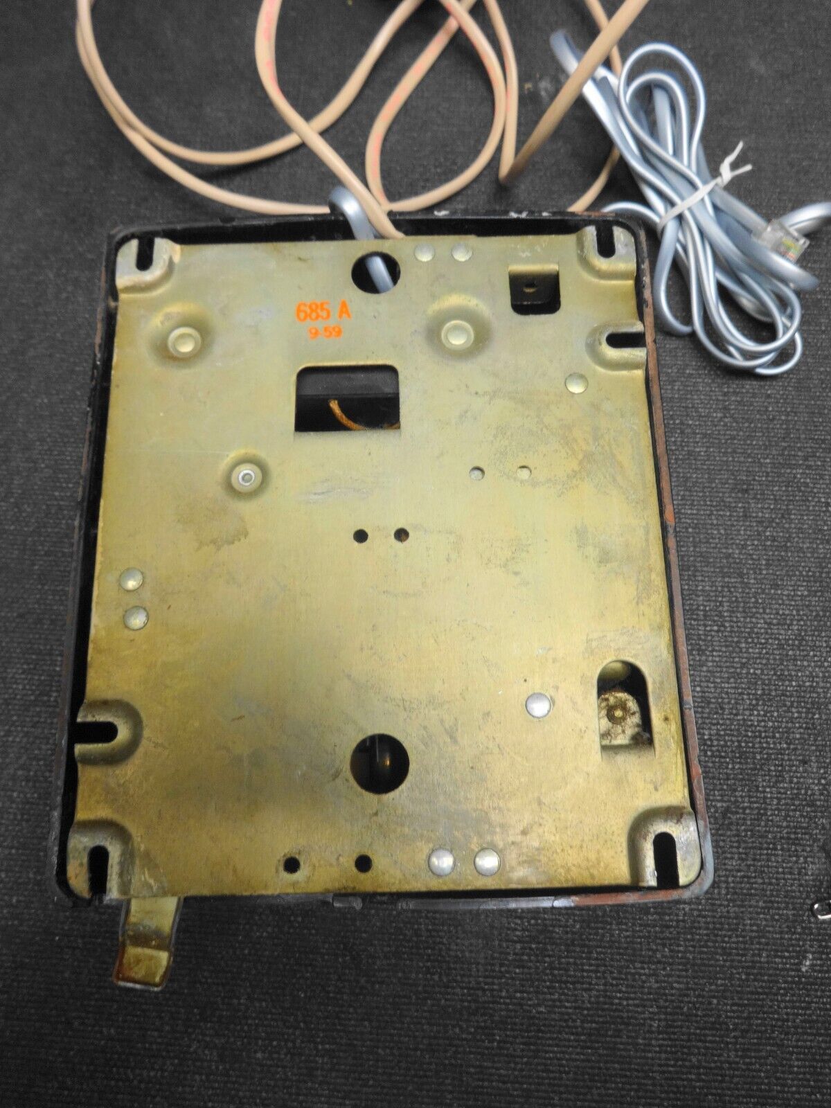 Western Electric Bell System G6A 43A Space Saver Telephone & 685A Ringer Box
