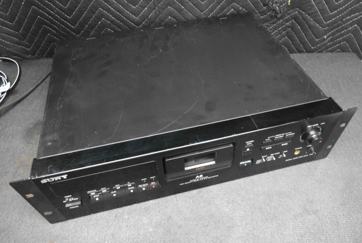 Sony DTC-A6 DAT Digital Audio Tape Deck w/ Rack Mount Ears