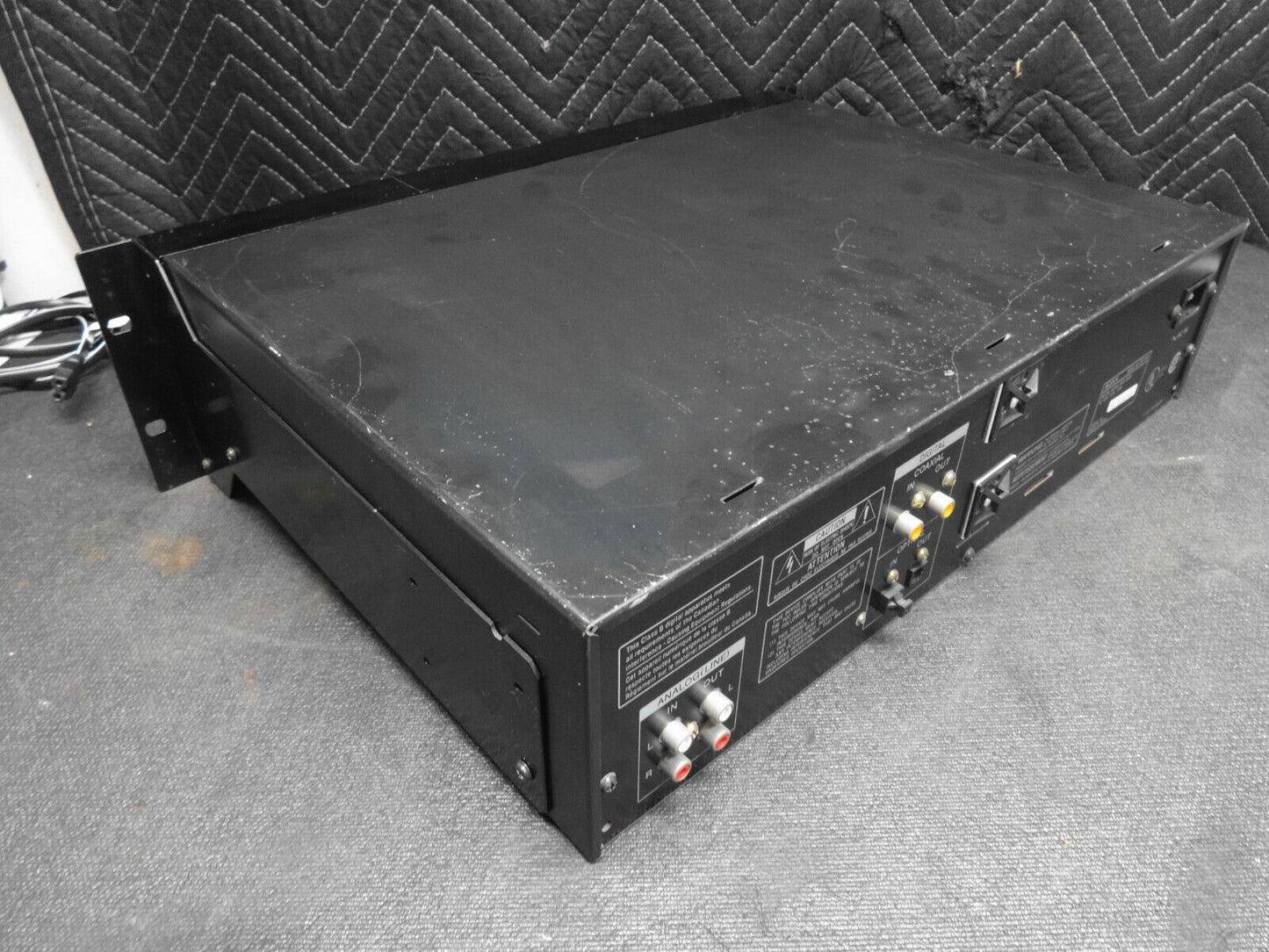 Sony DTC-A6 DAT Digital Audio Tape Deck w/ Rack Mount Ears