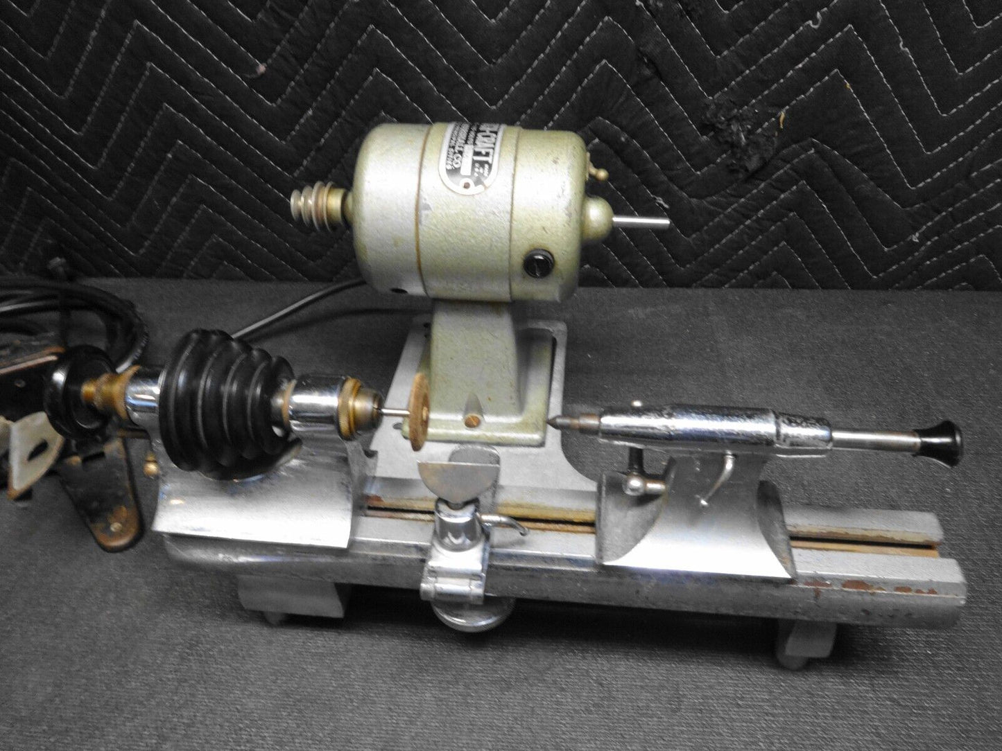 Vintage Watch-Craft C & E Marshall Watchmaker/Jewelers Lathe Peerless w/ Collets