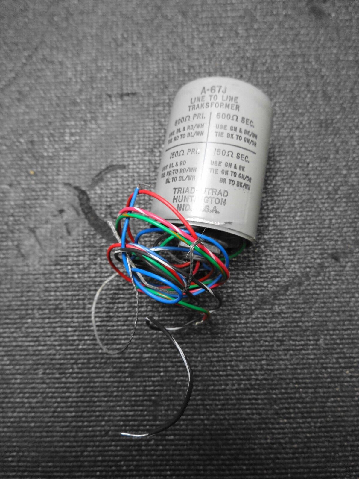 Triad A-67J Line to Line Matching Transformer