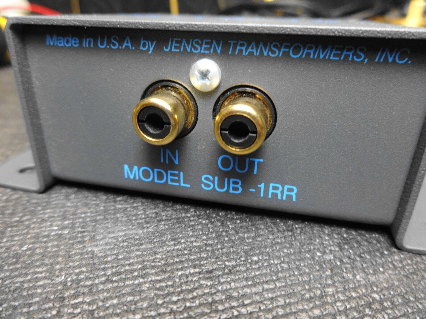 Jensen Transformers SUB-1RR Subwoofer Audio Hum/Noise Eliminator/Ground Isolator