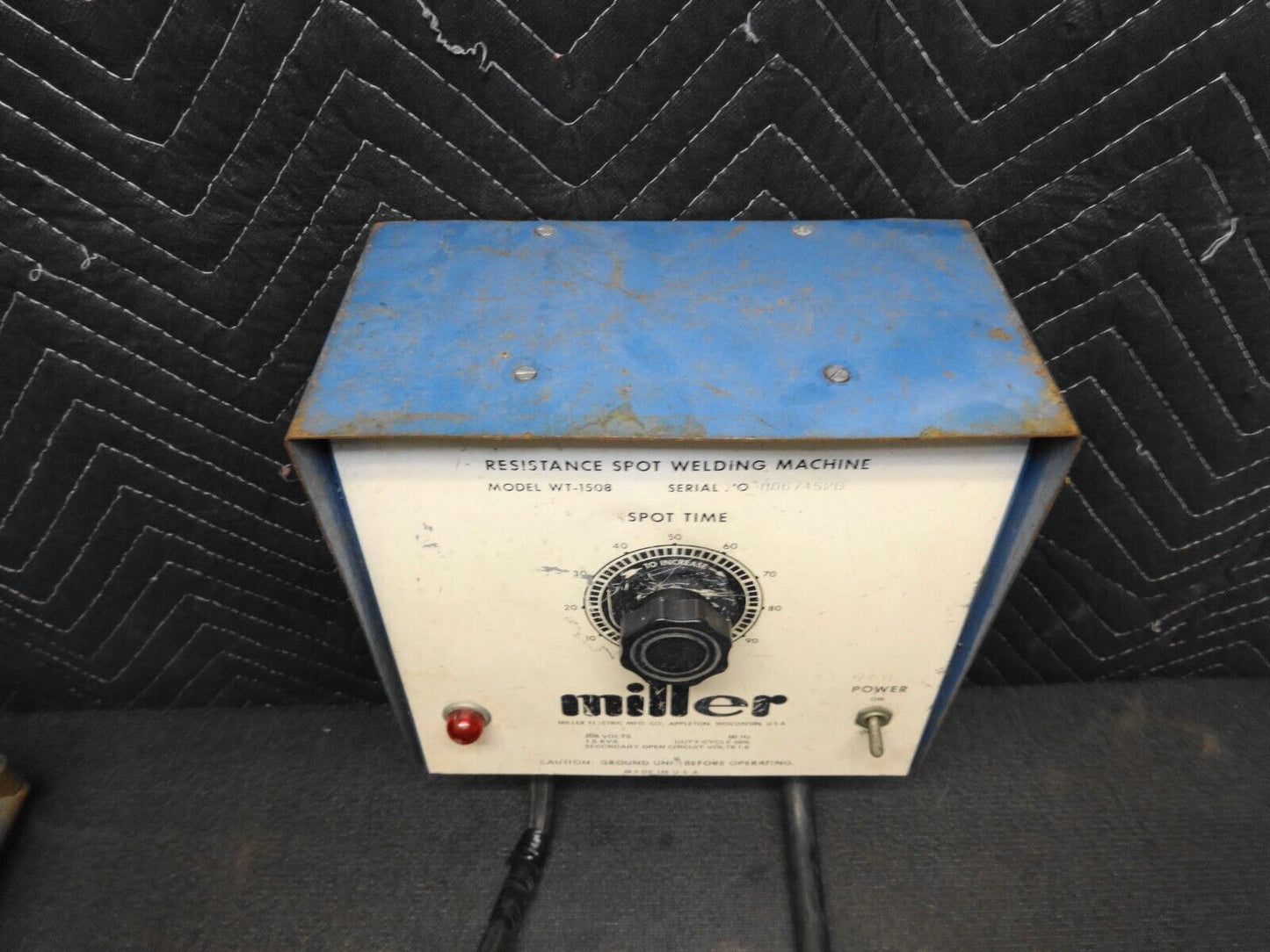 1.5 KVA MILLER MODEL #WT-1508 RESISTANCE SPOT WELDER