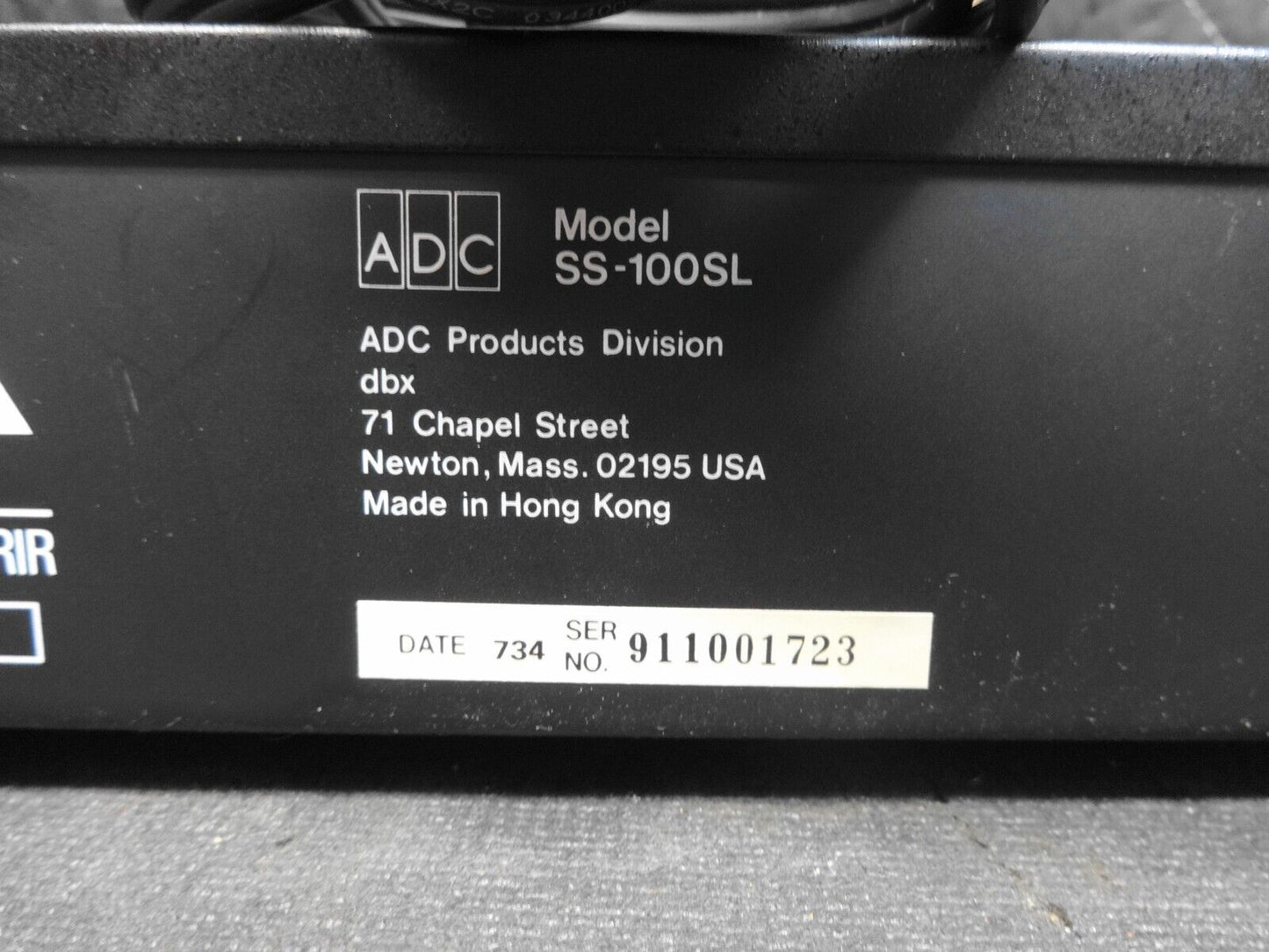 ADC Sound Shaper Stereo Equalizer Model SS-100SL