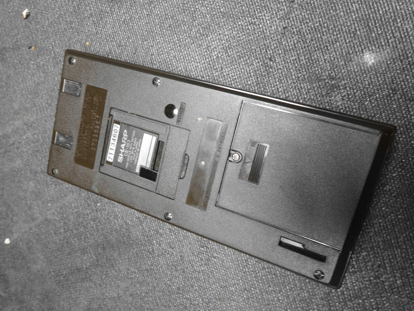 SHARP PC-1500A Pocket Computer W/ Box, Manuals and Case