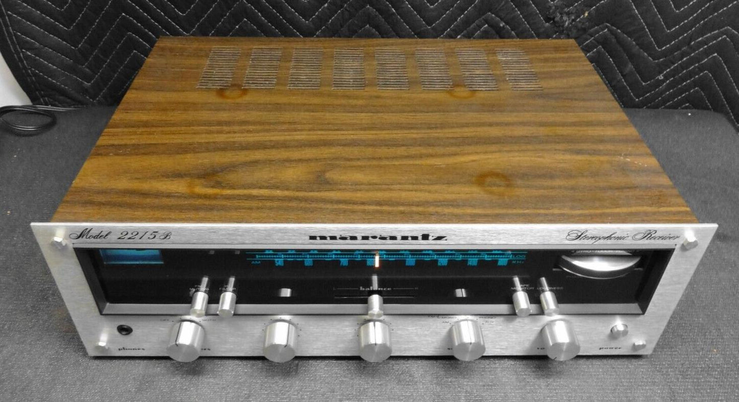 Vintage Marantz 2215B 15W AM/FM Stereo Receiver - 1973 - *SERVICED*