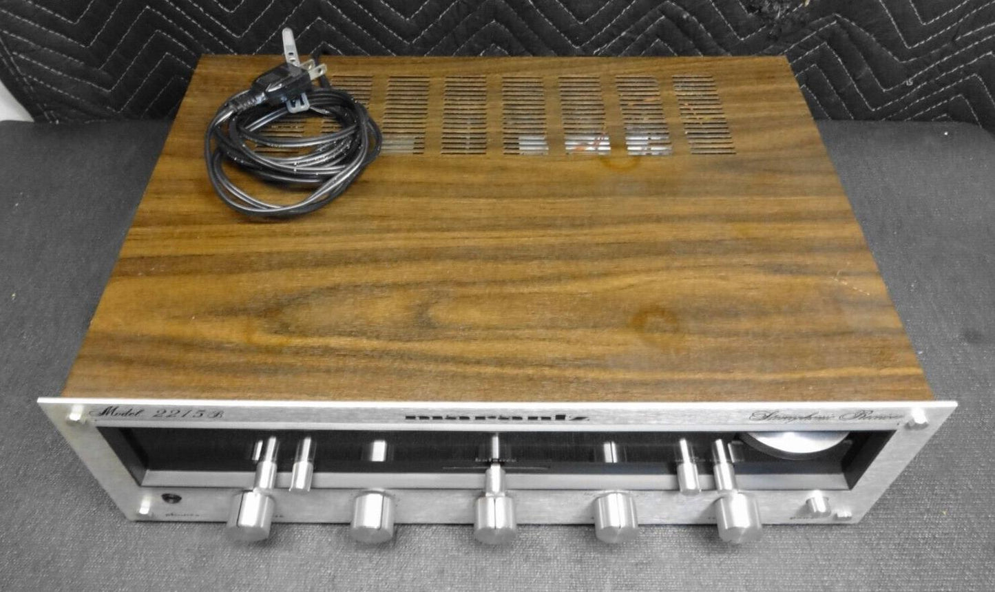 Vintage Marantz 2215B 15W AM/FM Stereo Receiver - 1973 - *SERVICED*