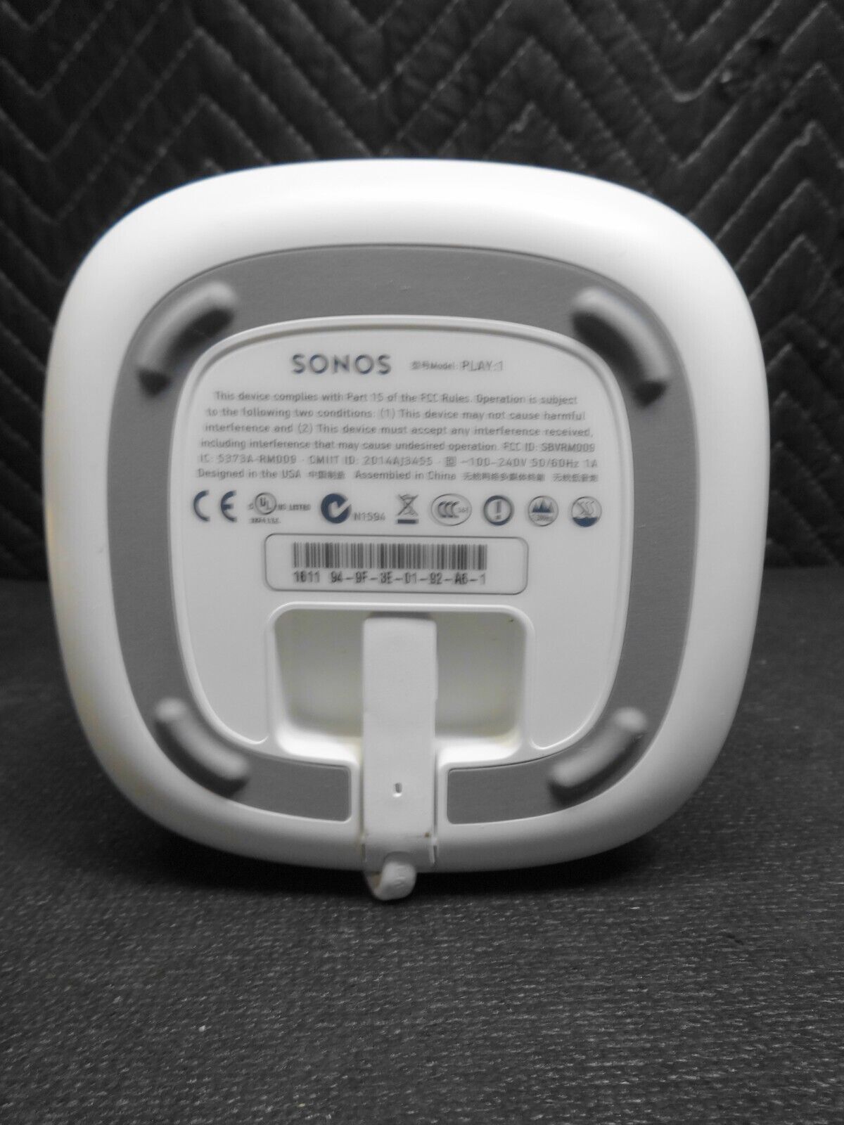 Sonos PLAY:1 Compact Wireless Speaker - White