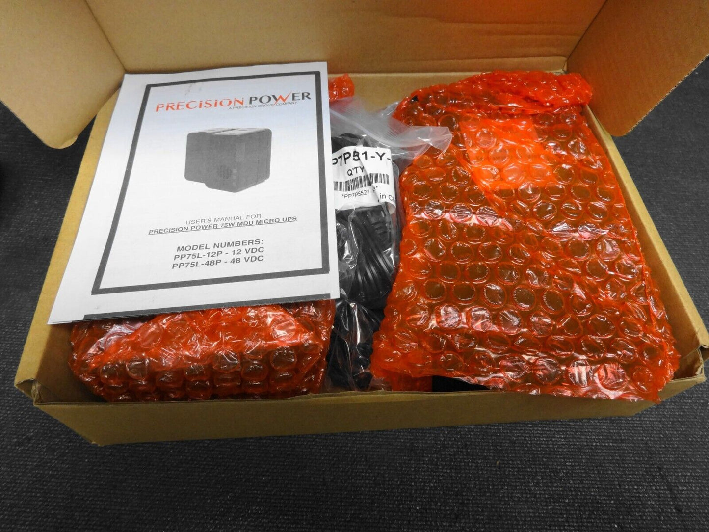 PRECISION POWER PP75L-12P 75W MDU MICRO UPS