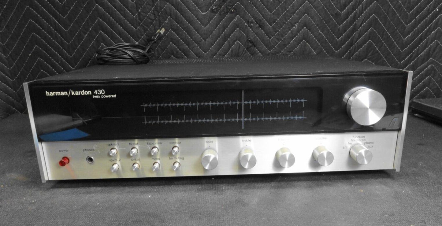 Vintage Harman Kardon 430 Twin Powered Stereo Receiver
