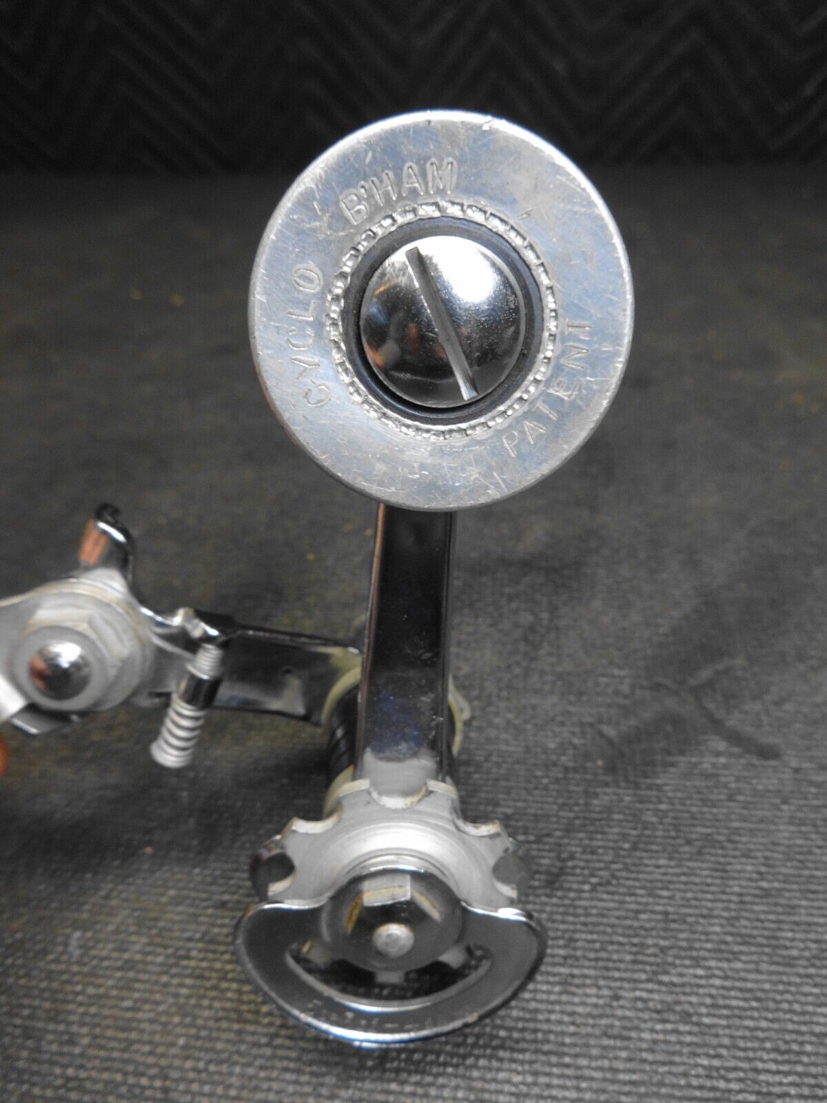 1955 Cyclo Benelux Tourist Rear Derailleur 5sp 3/32, 4sp 1/8